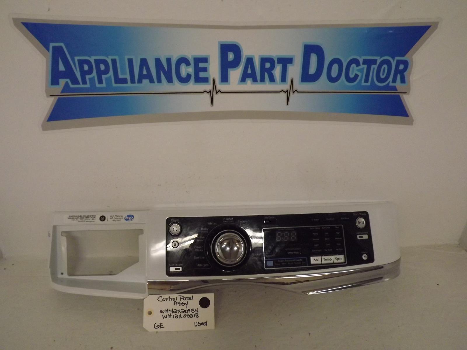 GE Washer WH42X20954 WH12X23218 Control Panel Assembly Used GE Washer WH42X20954 WH12X23218 Control Panel Assembly Used